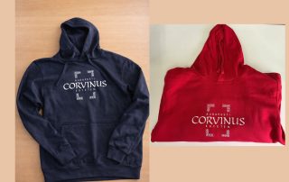 Kapucnis pulóver egyedi logóval, kényelmes viselet